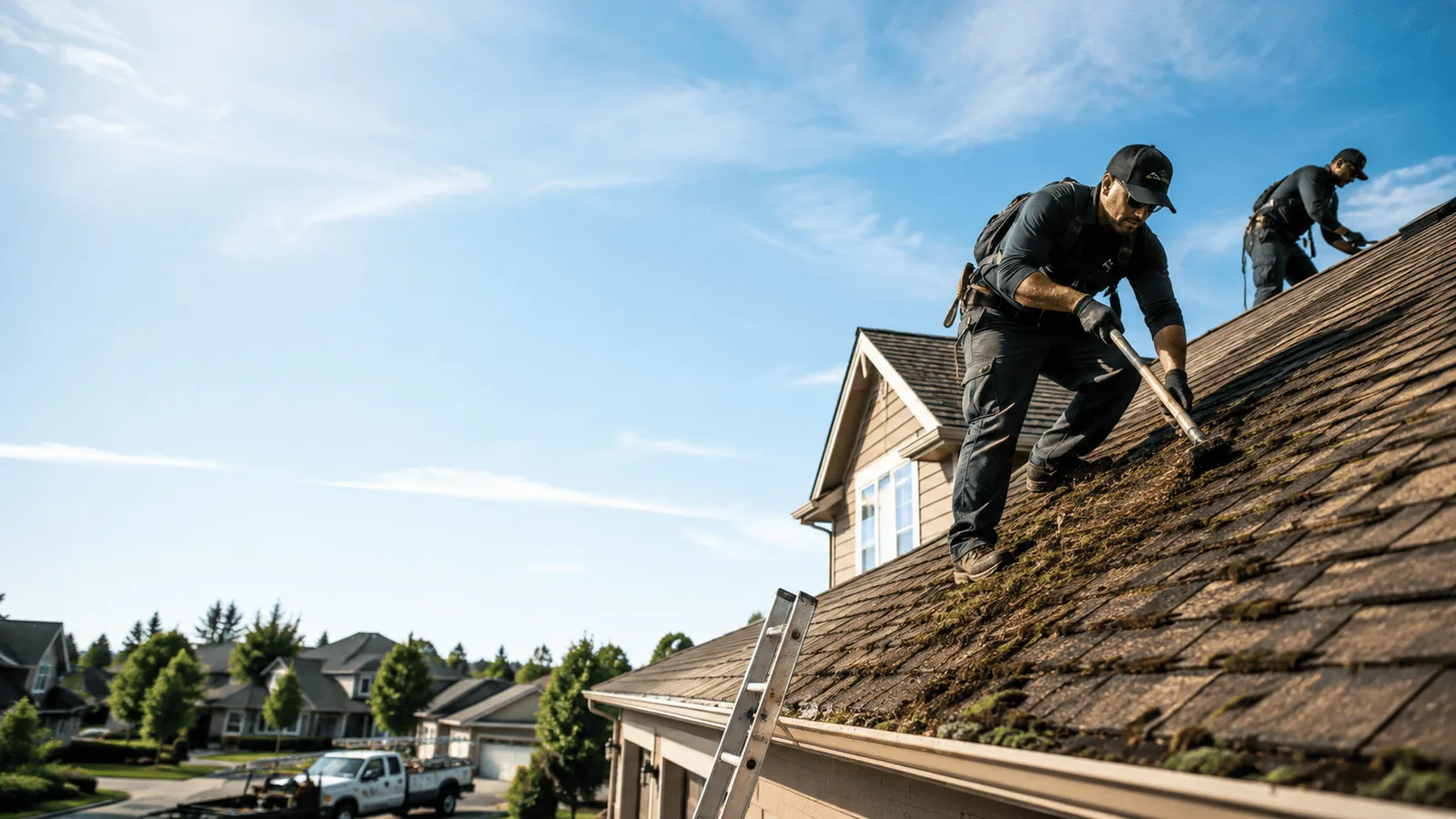 Roof Moss Removal in Garvin, OK near me